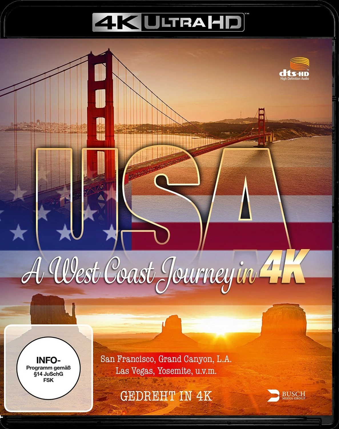 USA A West Coast Journey 4K DOCU 2014