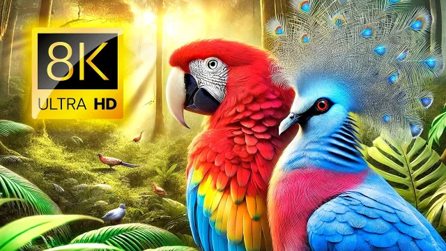 5000 BEAUTIFUL BIRDS 8K VIDEO ULTRA HD HDR main poster