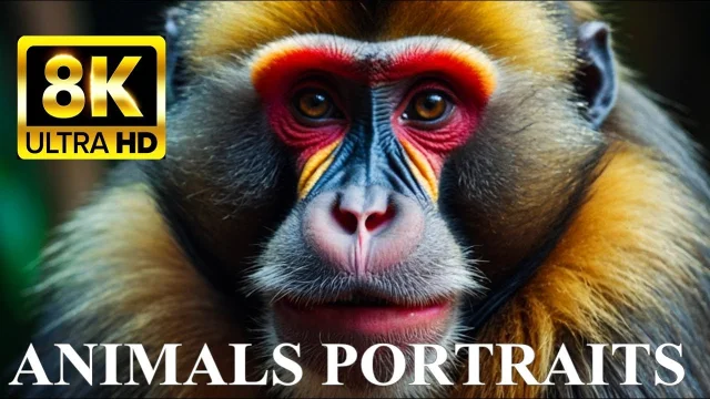 ANIMAL PORTRAITS 8K Ultra HD main poster