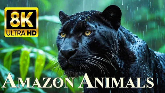 ANIMALS OF AMAZON RAINFOREST 8K Ultra HD – Jungle Wildlife and Sounds main poster