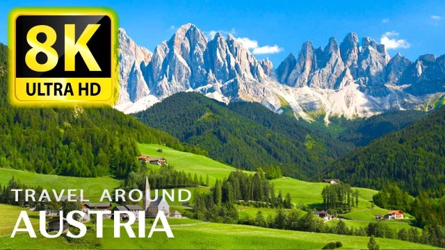 AUSTRIA with HD 8K ULTRA (60 FPS)- Travel to the best places in Austria with relaxing music 8K TV main poster