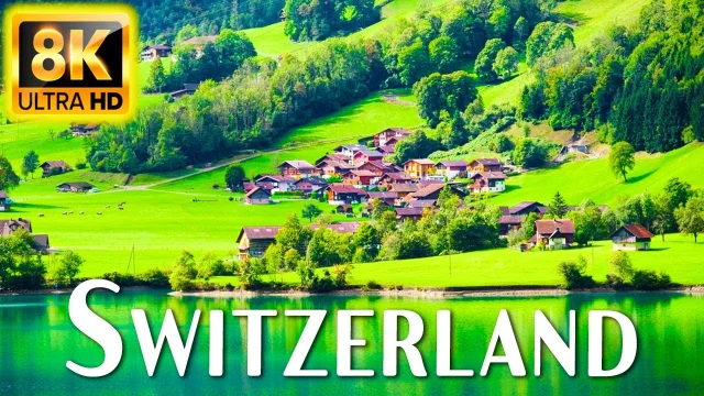 Beautiful Trip to SWITZERLAND in 8K ULTRA HD - Best Places with Relaxing Music 8K TV main poster