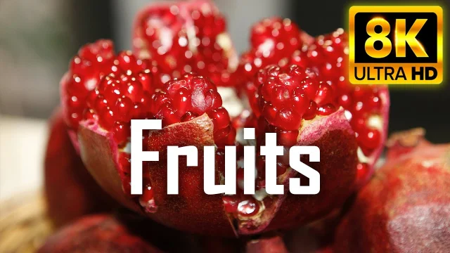 Fruits In 8K Ultra HD   Beautiful video in Supermarket and 8K Screen main poster