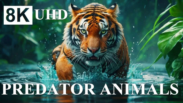 HUNTER ANIMALS 8K - The Ultimate Predators of the Animal World main poster