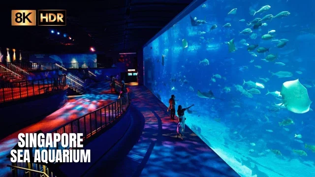 Largest Aquarium in Southeast Asia - Singapore SEA Aquarium (8K HDR) main poster