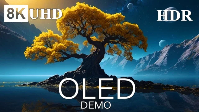 OLED DEMO 8K HDR Screen & Internet Speed Test main poster