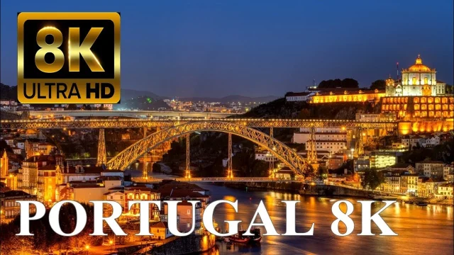 Portugal 8K Ultra HD Drone Video - Historical Cities and Charming Beaches main poster