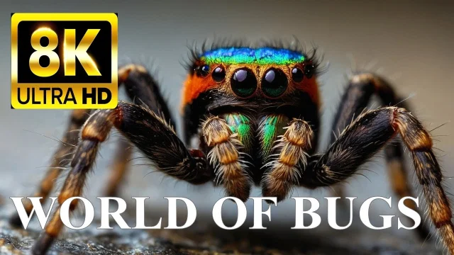 SECRET WORLD OF BUGS 8K ULTRA HD - Insect Names and Nature Sounds main poster