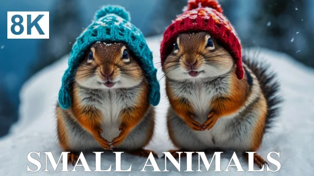 Small ANIMALS 8K ULTRA HD with Names and Sounds main poster