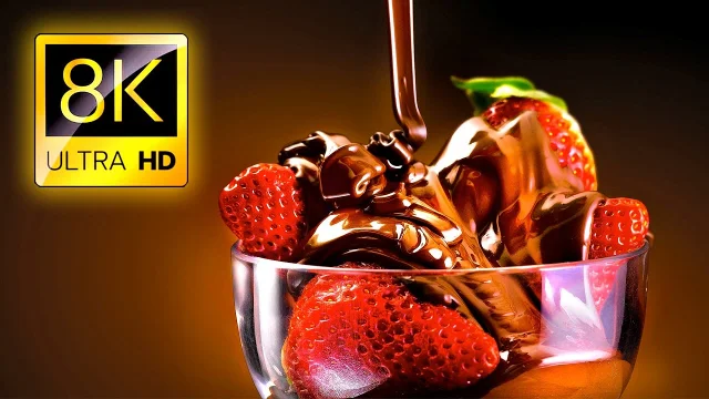 SO SATISFYING DESSERTS 8K ULTRA HD  • So Yummy And Delicious Dessert with Relaxing Music 8K TV main poster