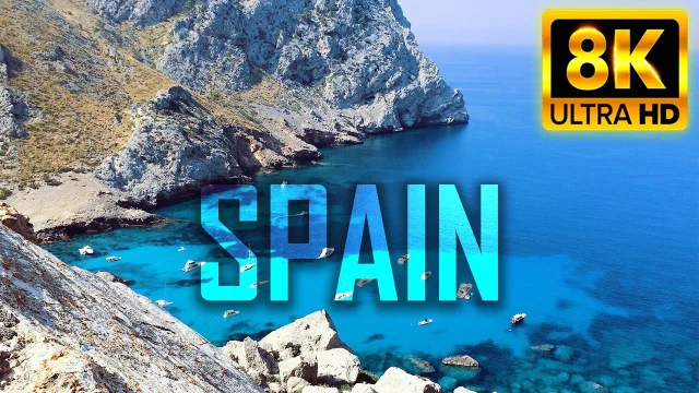 🇪🇸Spain in 8K UHD   Best Places in Spain  You Have to See With Relaxing Music, Calm Music main poster