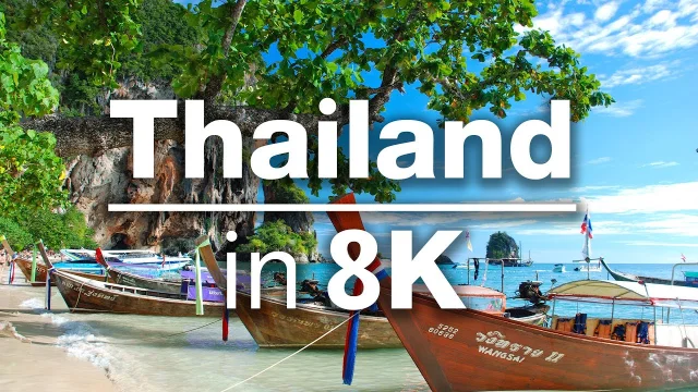 ThaiLand in 8K UHD Best Places You Have to See With Relaxing Music, Calm Music main poster