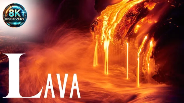 Volcano & Lava 8K 60 FPS -  Relaxation Film With Inspiring Music And Cinematic VIEWS main poster