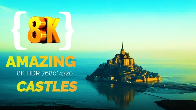 8k video CASTLES  Hdr Videos 60 Fps ULTRA HD main poster