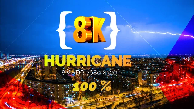 8k video GLOBAL WARNİNG HURRICANE Hdr Videos 60 Fps ULTRA HD  8K TV main poster