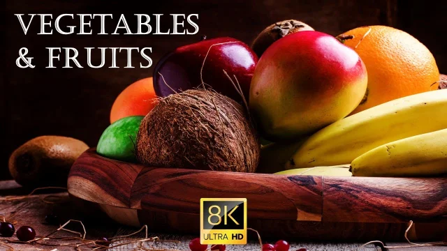 Vegetables & Fruits in 8k Ultra HD main poster